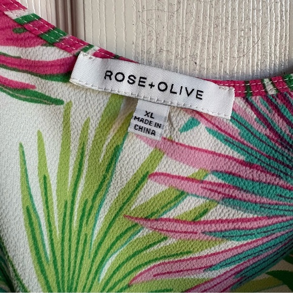 Rose + Olive Ruffle Strap Tank Top - Picture 4 of 10